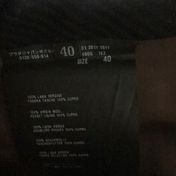 NWT Prada brown wool pants - Picture 5 of 6